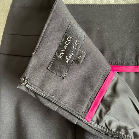 RW&Co, black pencil skirt, size 14 - Picture 4 of 5